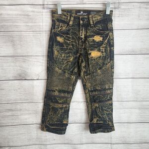 RED APE BOY'S MOTO JEANS PANTS SIZE 4T Distressed Streetwear